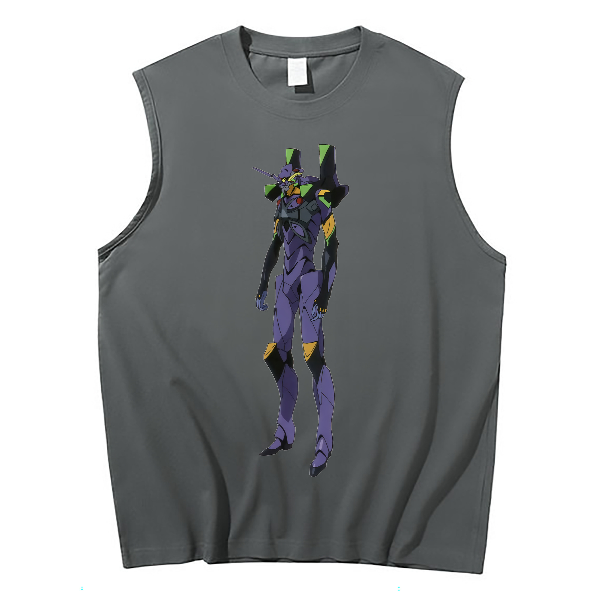 （画像用） EVA 新世紀エヴァンゲリオン コットン100％タンクトップ（フロントプリント）